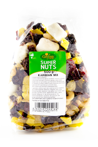 Supernuts 500g Karibian Mix - Ruoan hinta