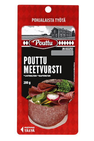 Pouttu meetvursti 200g - Ruoan hinta