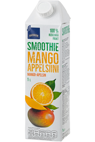 Rainbow 1l mango-appelsiini smoothie - Ruoan hinta