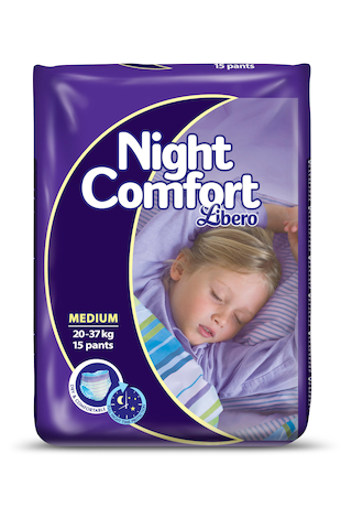 Libero 15kpl Night Comfort Medium 20 37kg Housuvaippa Libero