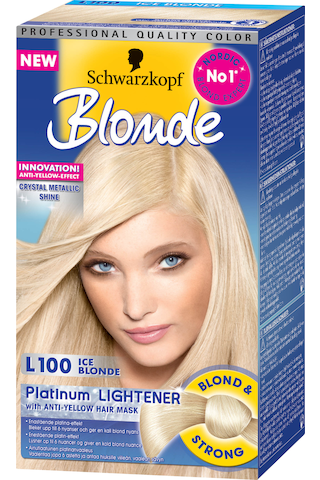 Schwarzkopf Blonde L100 Ice Blonde Platinum Vaalennusaine Hiusvari