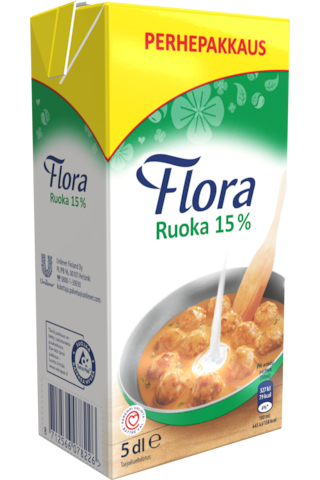 Flora 500ml Ruoka 15% maitopohjainen kasviöljysekoite - Ruoan hinta