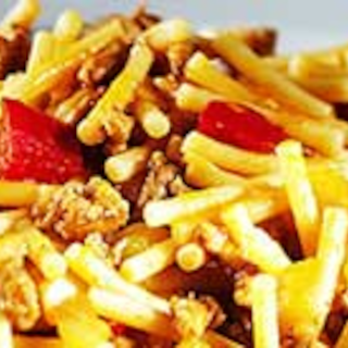 Jauheliha-spagettipata