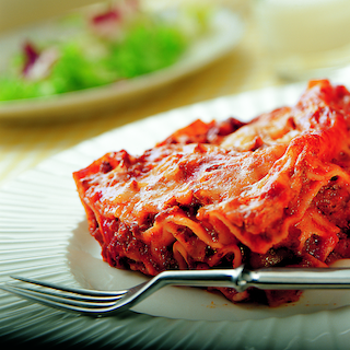 Helppo lasagne