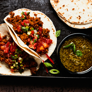 Amarillon Vegan soft taco