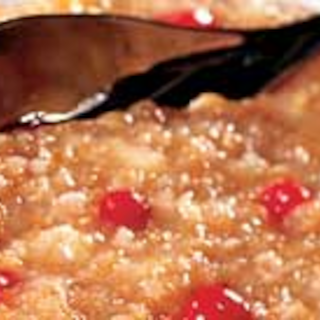 Rukiinen omena-puolukkapuuro