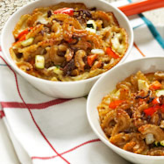Rukiinen pasta-kasvislaatikko