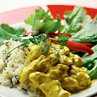 Hedelmäinen broileri-currykastike