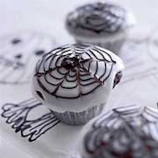Hämähäkin verkko-muffinit
