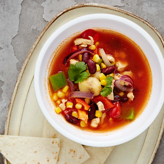 Texmex broilerikeitto