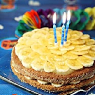 Banaanisuklaakakku