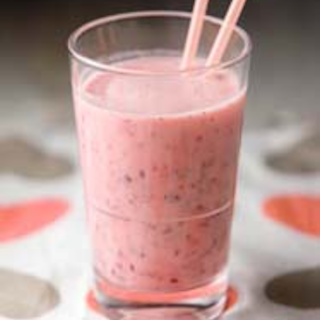 Puolukka-pellavansiemensmoothie